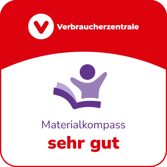 Qualitätssigel Materialkompass VZBV
