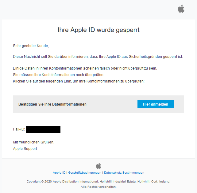 27.03.20 Apple Ihr Apple wurde gesperrt..png