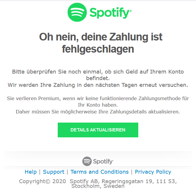 31.03.20 Spotify Deine Zahlung ist fehlgeschlagen.png