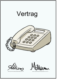 Vertrag Telekommunikation