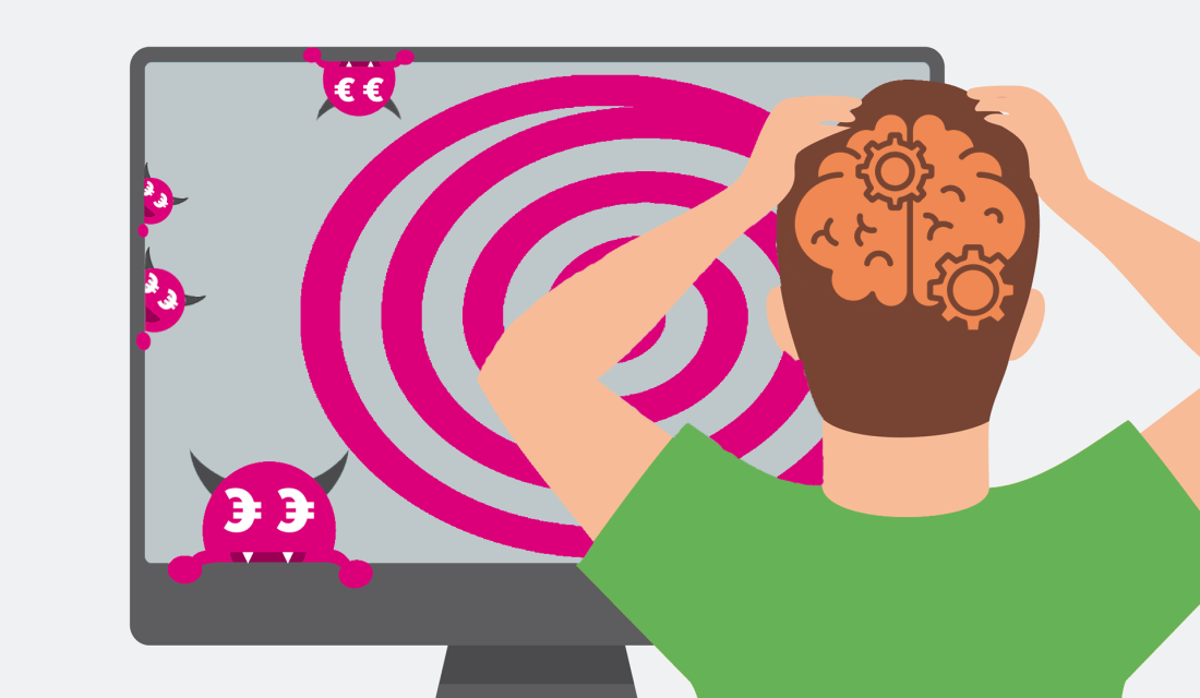 Schmuckbild: Psychotricks bei Abzockmaschen