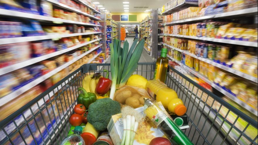 Einkaufswagen Supermarkt