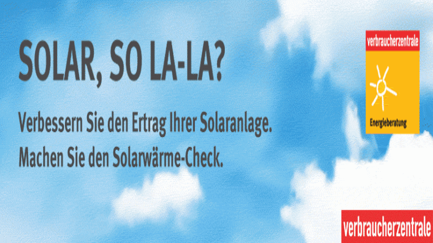 Solarwärmecheck - Solar, so La-La 