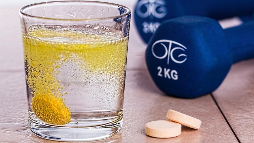 Tabletten im Glas