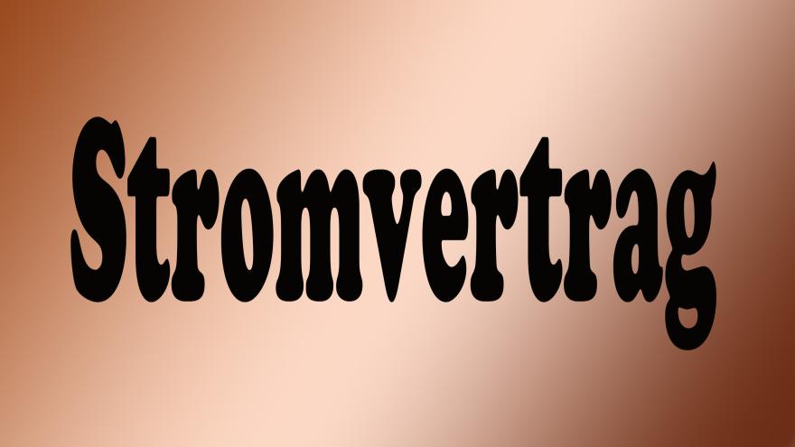 Grafik Stromvertrag
