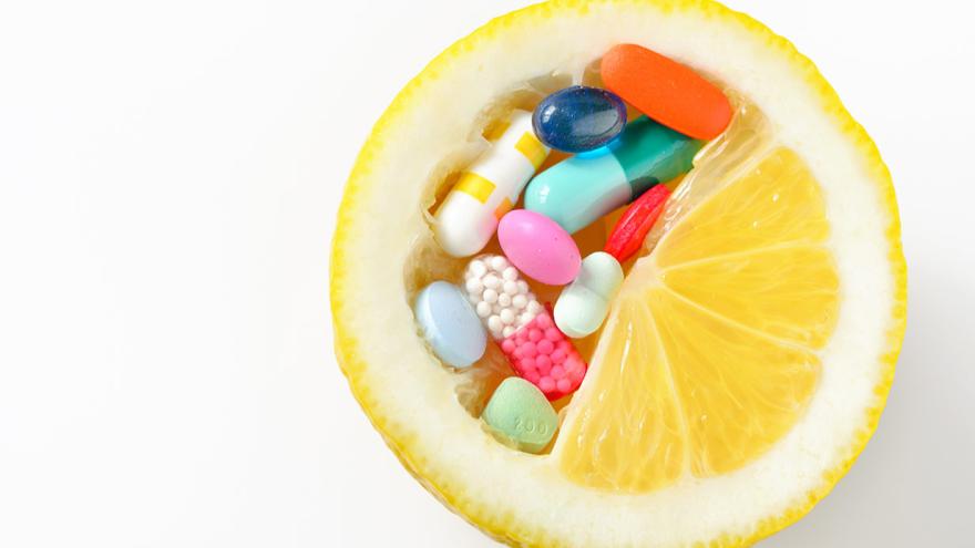 Vitamine Zitrone Tabletten