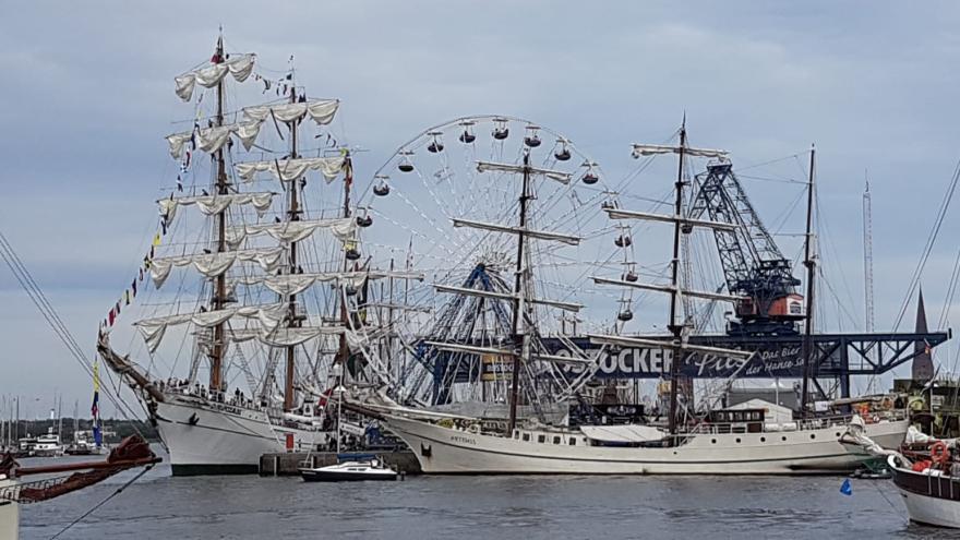 Schiffe auf der Hanse Sail