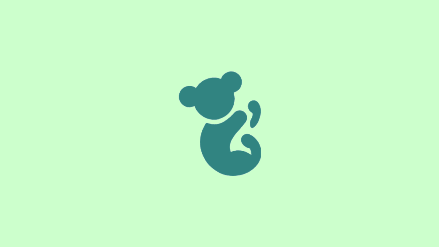 Illustration eines Koalabären als Logo der App "Keepoala"