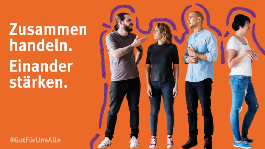 zwei Frauen und zwei Männer