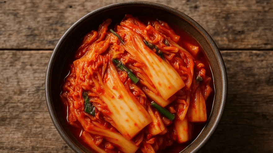 Schüssel mit Kimchi