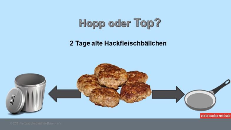 Alte Hackfleischbällchen