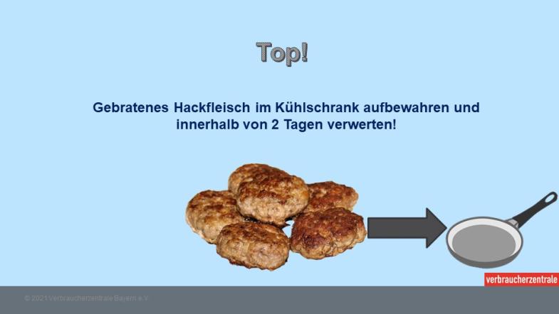 Alte Hackfleischbällchen